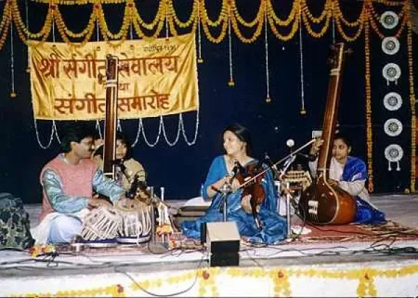 In Concert in Gaya, Bihar in 1988