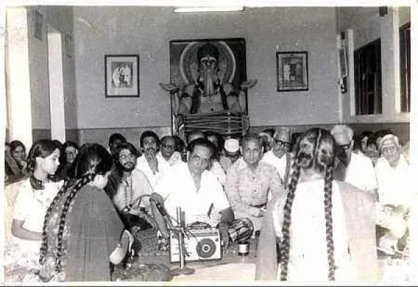 In Concert in front of Late Pandit Kishan Maharaj ji in Banaras in 1982