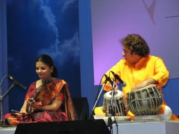 In concert with Satyajit Talwalkar in chennai in 2006
