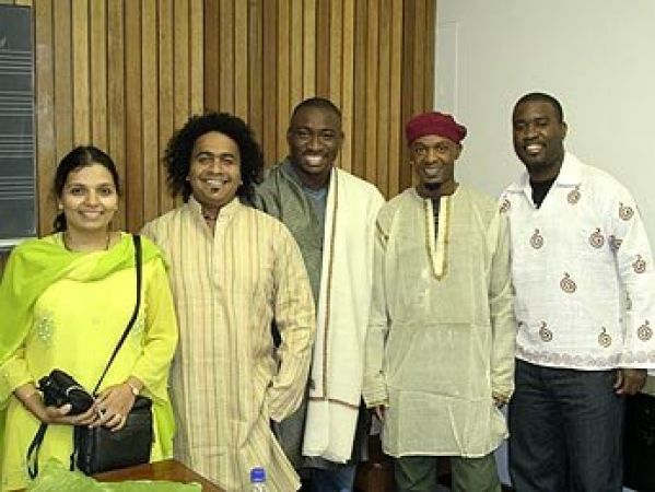With Kunle Ayo, John Hassan in Capetown South Africa