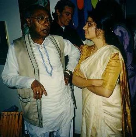 With Late Ustad Ali Akbar Khan in San Francisco in 1995
