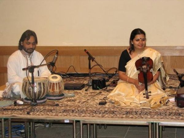 with Ustad Sukhwinder Singh in the UK