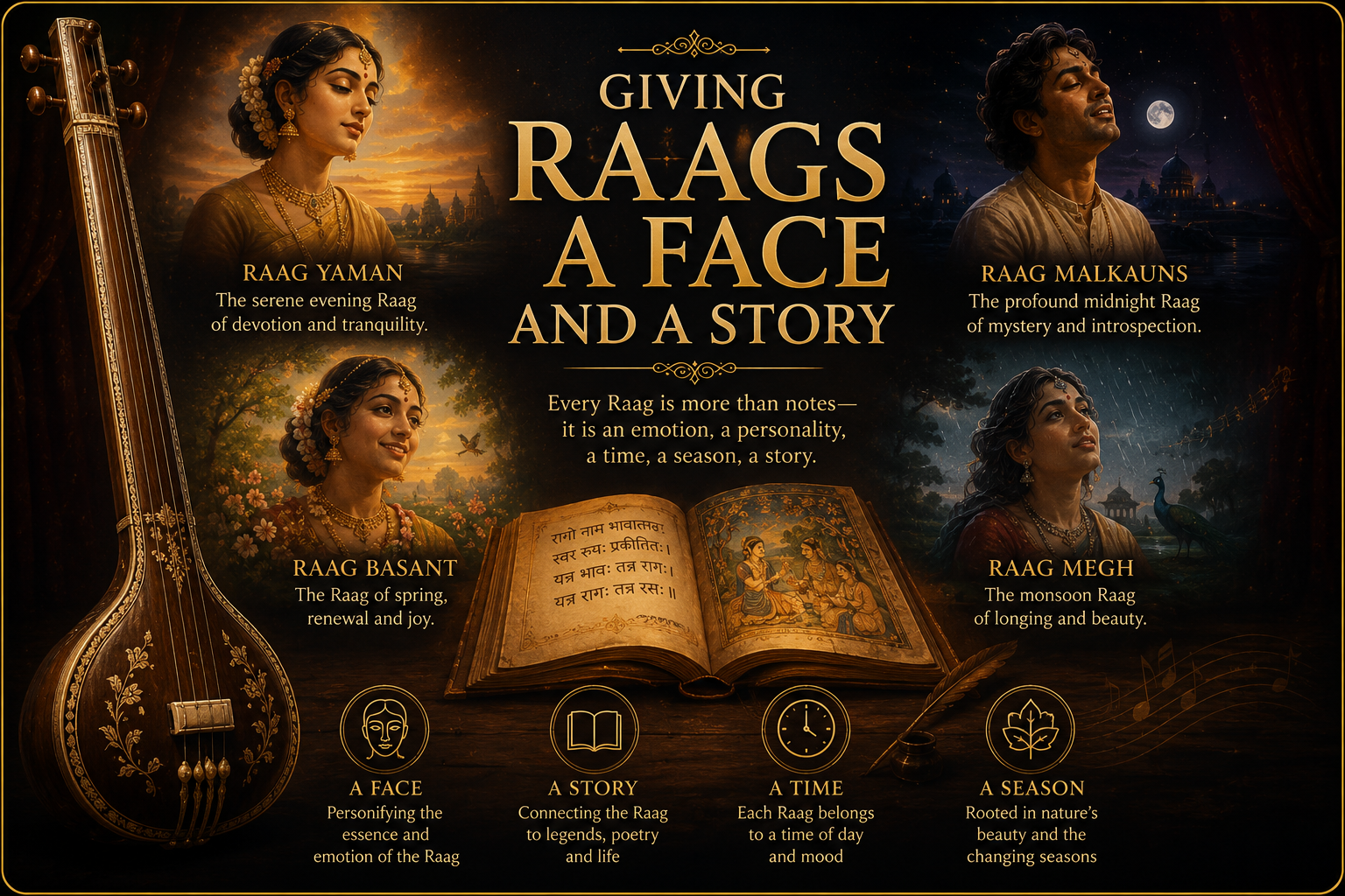 Giving Raags a face and a story